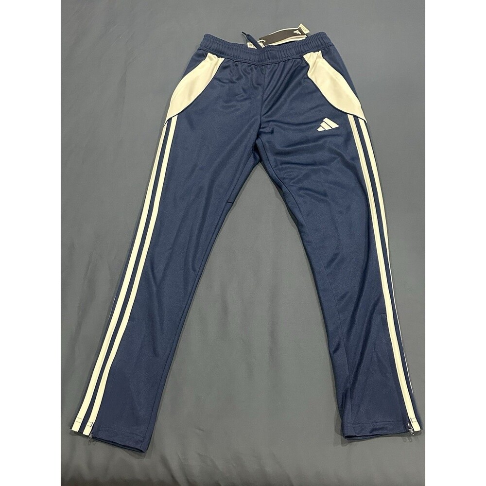NWT Adidas Tiro 24 Kids Training Pants Navy Blue/White Medium